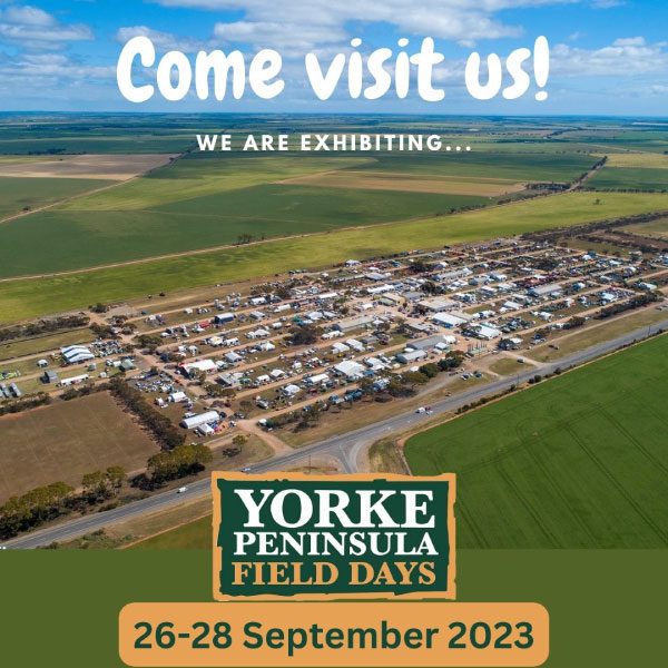 Ecovantage will be exhibiting at Yorke Peninsula Field Days 2023