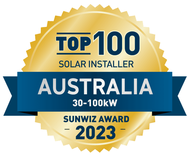Sunwiz Top 100 Solar Installer Award